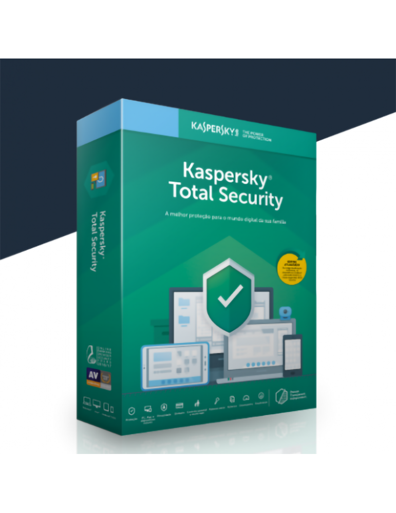 Kaspersky Total Security 5 PC's | 1 Ano