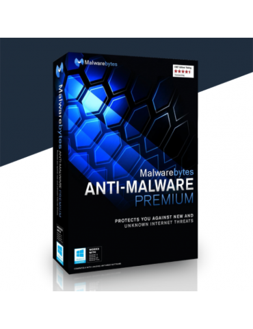 MalwareBytes Anti-Malware Premium 3 Dispositivos | 1 Ano