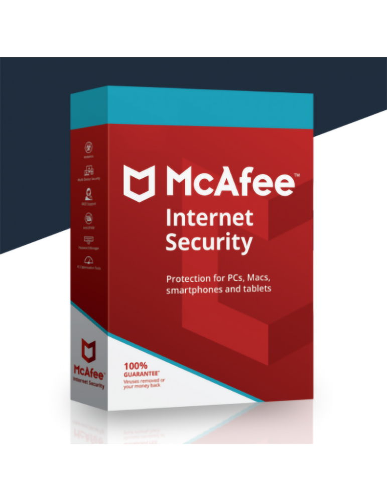 Mcafee Internet Security 5 PC's | 1 Ano (Digital)