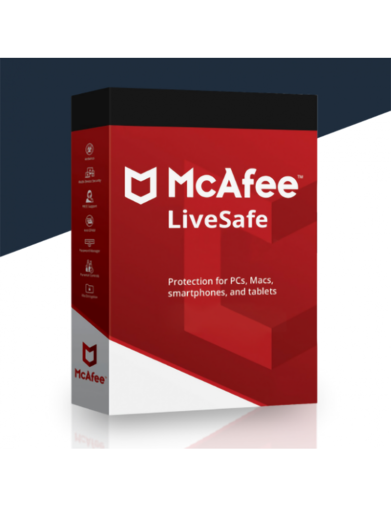 Mcafee Livesafe | Dispositivos Ilimitados | 1 Ano