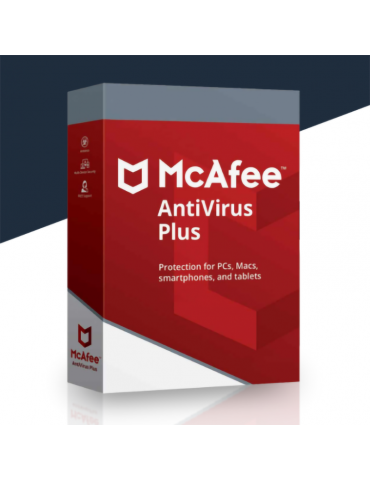 Mcafee Antivirus Plus | 10 PC's | 1 Ano