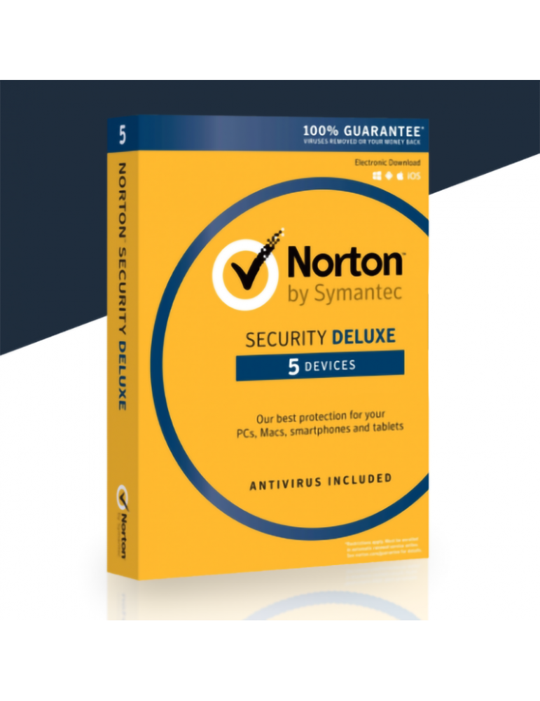 Norton Security Deluxe 5 Dispositivos | 1 Ano (Digital)