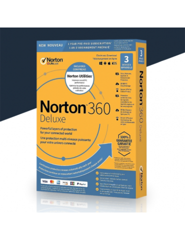 Norton 360 Deluxe 3 PC's | 1 Year (Digital)