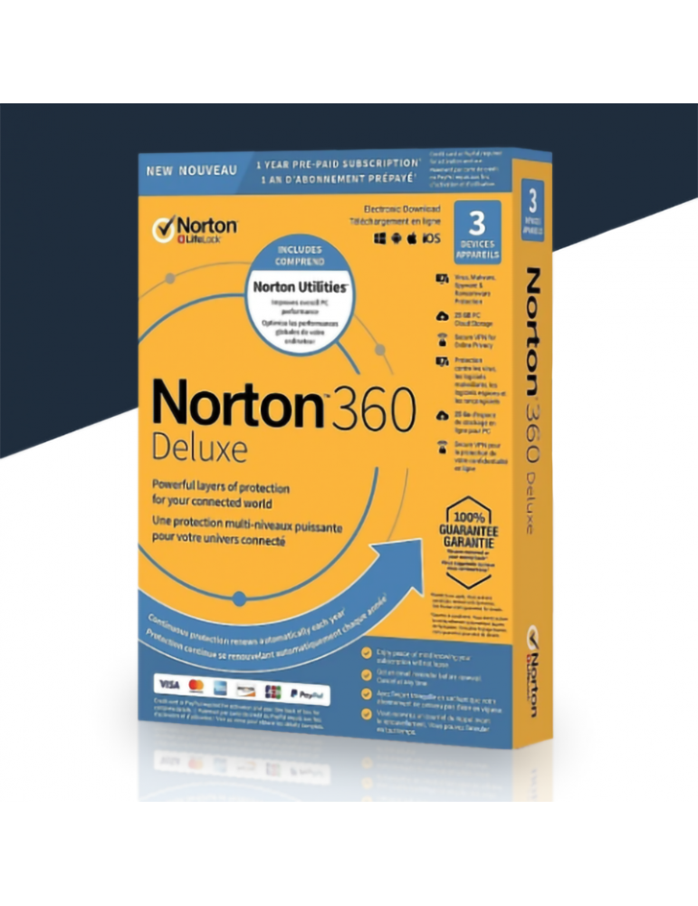 Norton 360 Deluxe 3 PC's | 1 Ano (Digital)
