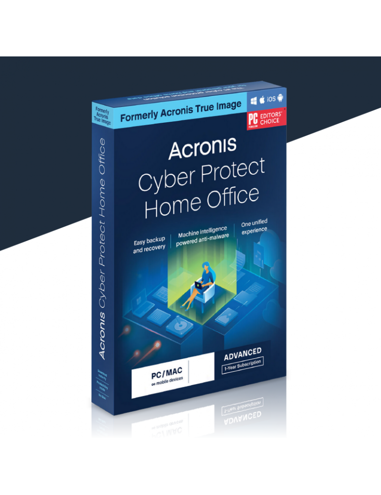Acronis Cyber Protect Home Office Advanced + 50GB Cloud 1 PC | 1 Ano (Digital)