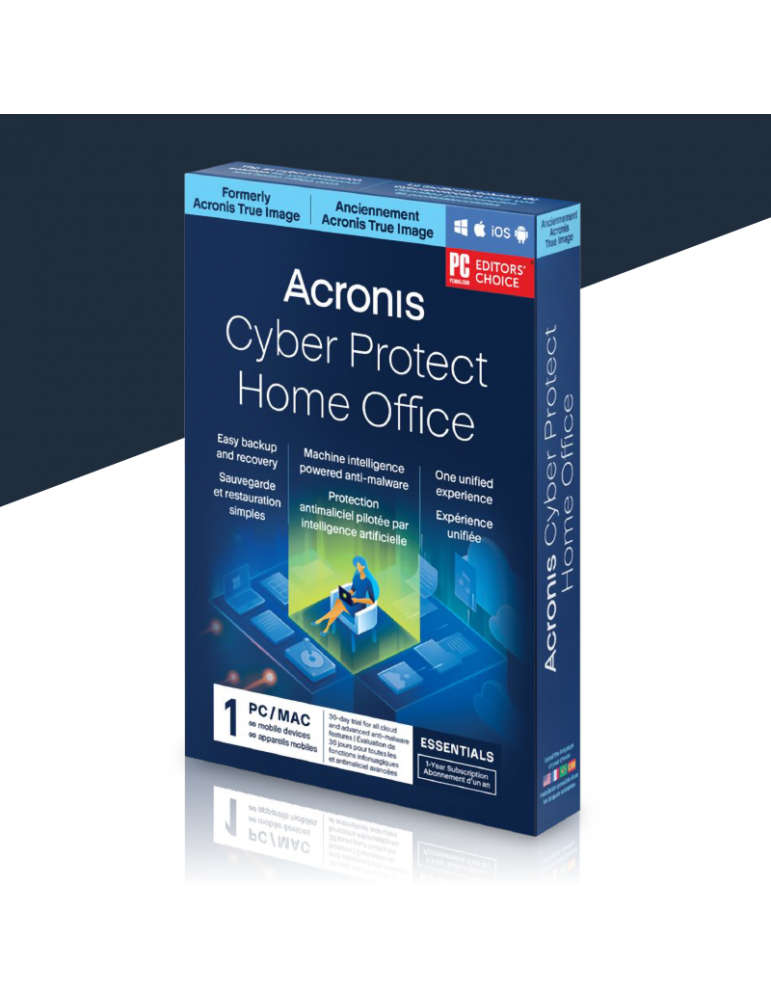 Acronis Cyber Protect Home Office Essentials 1 PC | 1 Ano (Digital)