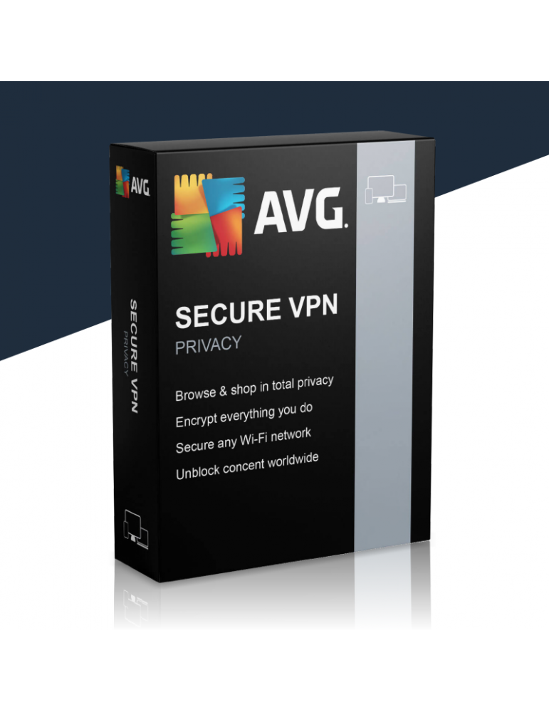 AVG Secure VPN | 10 Dispositivos | 2 Anos (Digital)