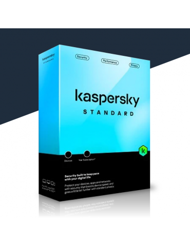 Kaspersky Standard 3 PC's | 1 Ano