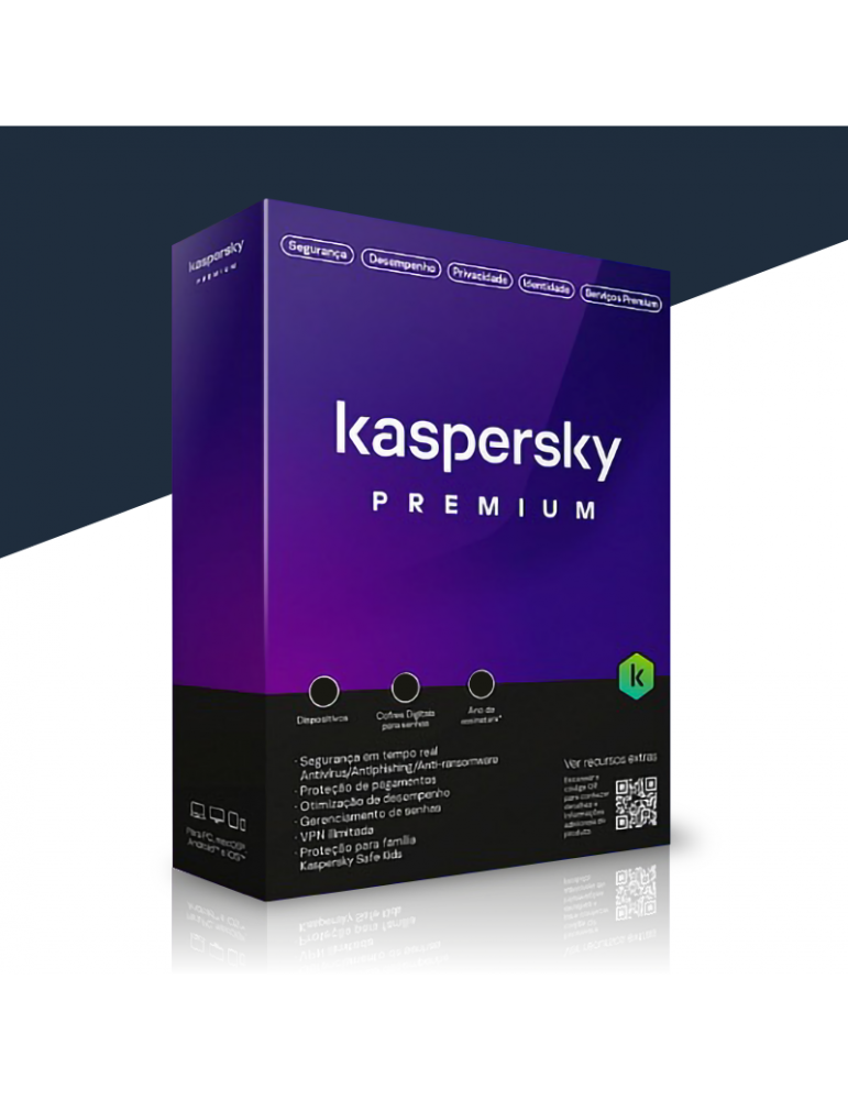 Kaspersky Premium 3 PC's | 1 Ano (Digital)