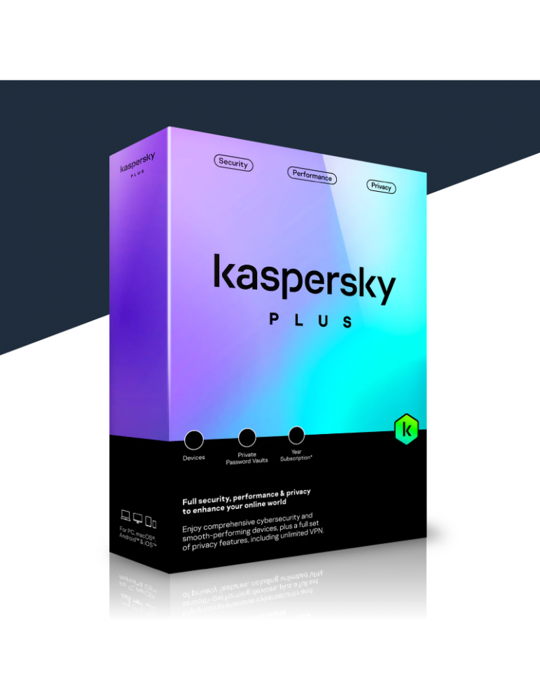 Kaspersky Plus 1 PC | 2 Anos (Digital)